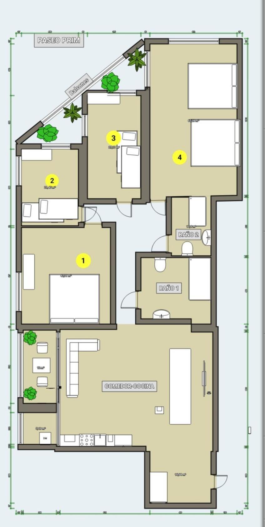 Tarragonaapartments Prim 350 Reus Ngoại thất bức ảnh